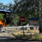 Росіяни атакували дроном АЗС у Марганці